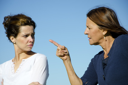 Two caregivers argueing